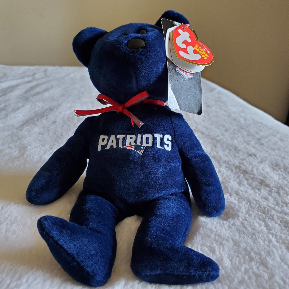 Ty Beanie Babies New England Patriots Bear
